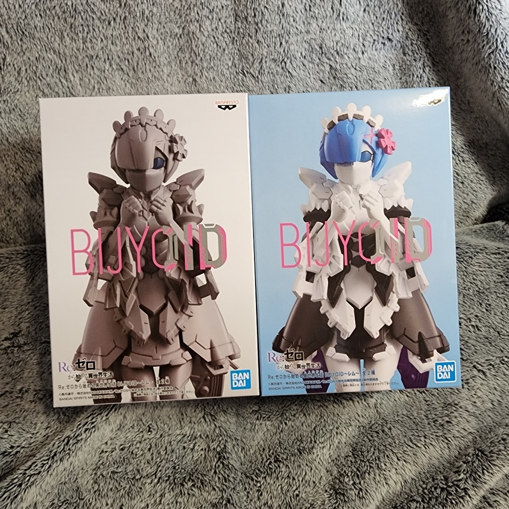 (Complete set of 2) Re:Zero − Starting Life in Another World - Bijyoid -Rem